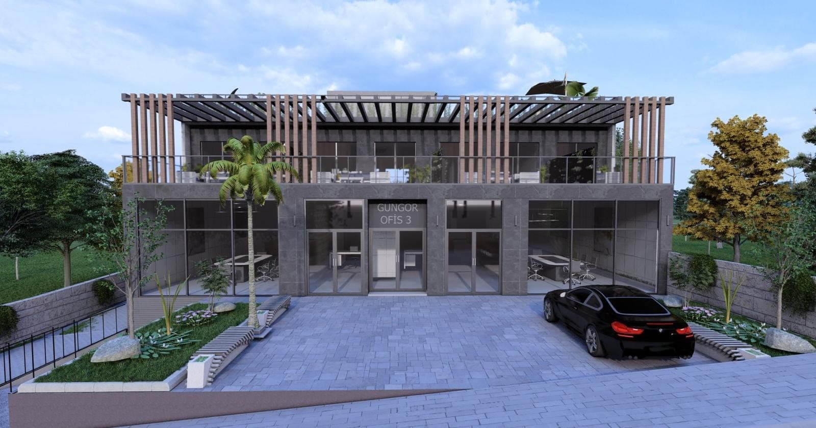 Tekirdag Ofis Giris Ve Avlu
